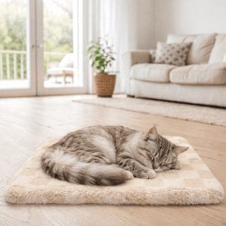 4 Pack, Self Warming Cat Heating Pad - Thermal Foil Heating Pad for Self-Heating