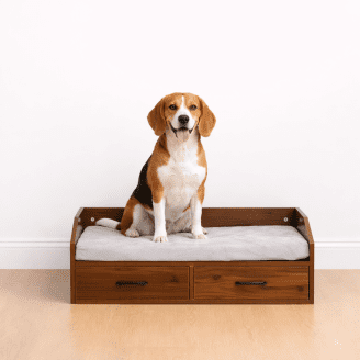 Multi Functional Wooden Elevated Dog Bed