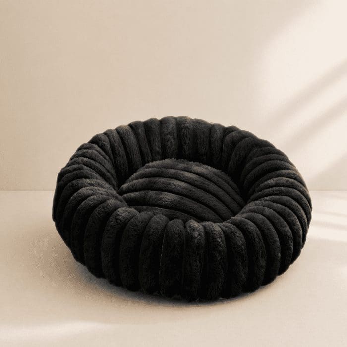 round-dog-bed-black