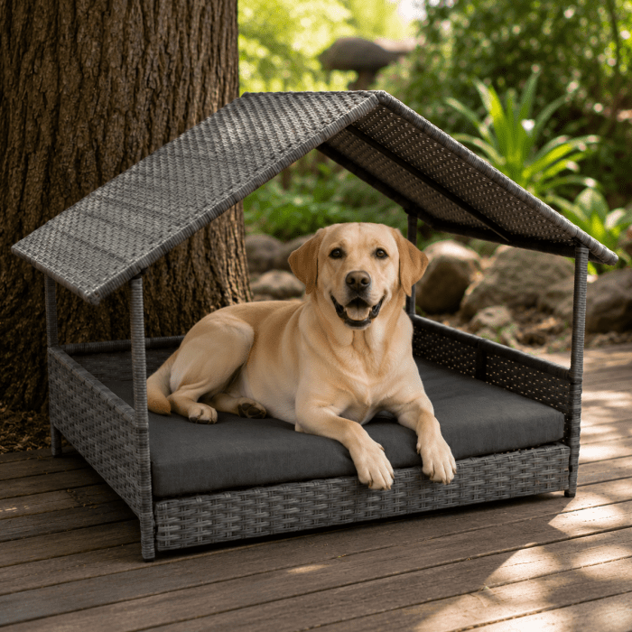 large-outdoor-dog-bed